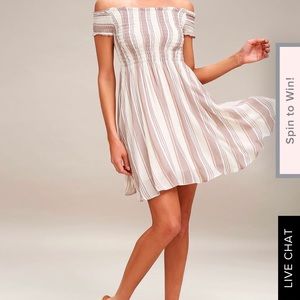 Lulu’s Santa Monica Off-the-Shoulder Dress